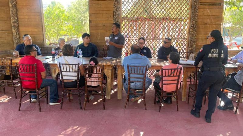 Fortalece Policía Municipal acercamiento vecinal en Rancho Heredia y promueve herramientas de prevención