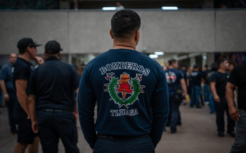 Bomberos sindicalizados exigen mejores condiciones laborales en Tijuana