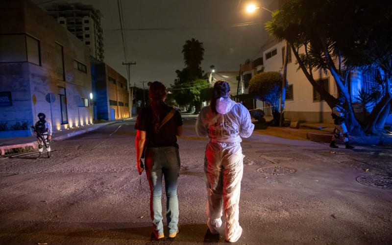 Mujer asesinada en vía pública en Playas de Tijuana