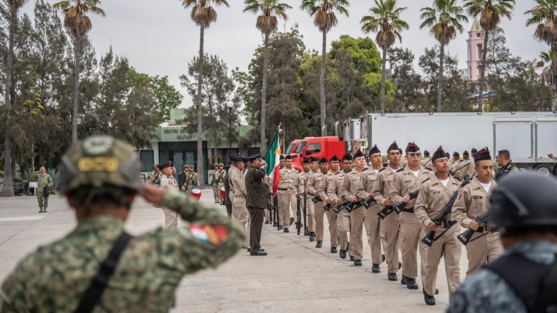 Realizan ceremonia de Toma de Protesta de Soldados de la Segunda Compañía del Servicio Militar Nacional en Tijuana