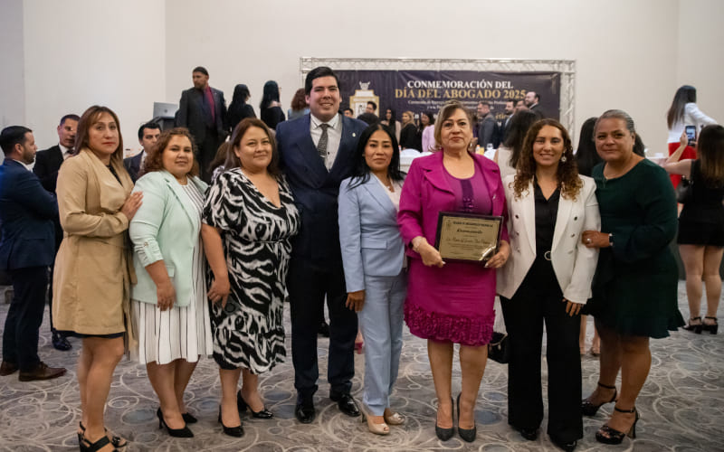 Conmemoran a abogados destacados en el día del abogado