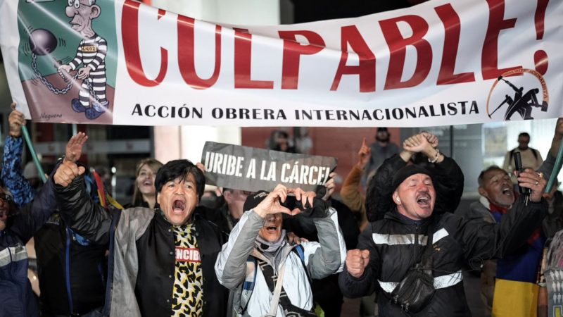 La justicia declara culpable al expresidente Álvaro Uribe por soborno de testigos y fraude procesal