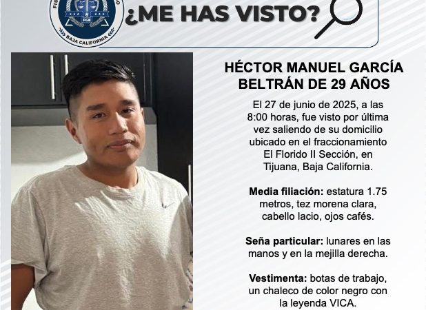 Pesquisa de Héctor Manuel García Beltrán de 29 años de edad