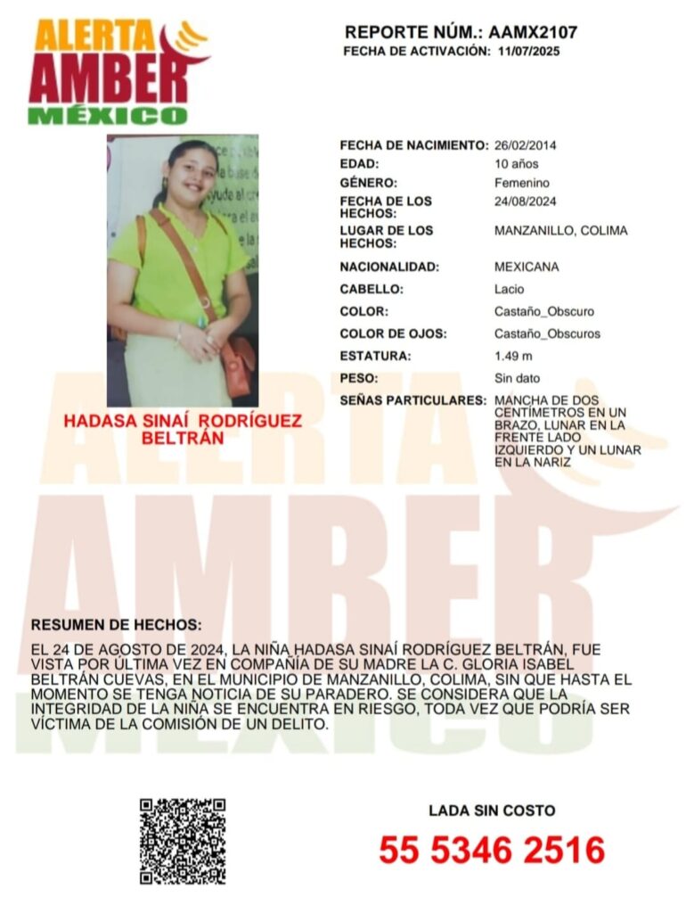 Alerta AMBER: Buscan a dos hermanitas desaparecidas en Manzanillo, Colima