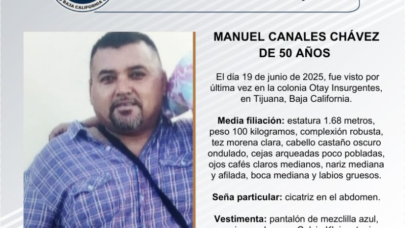 Pesquisa de Manuel Canales Chávez de 50 años de edad