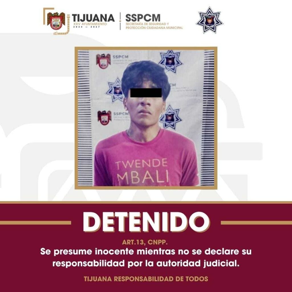 Asegura SSPCM a presunto responsable de agresión con arma de fuego registrada en la colonia Presidentes