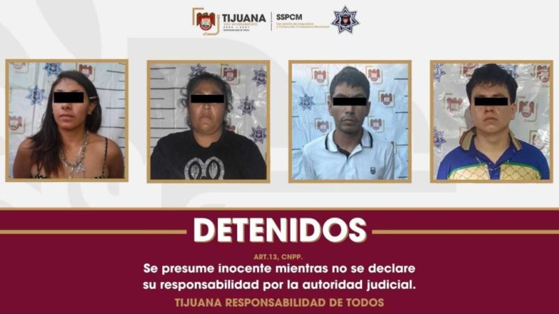 Detiene Policía Municipal a cuatro presuntos agresores armados tras persecución