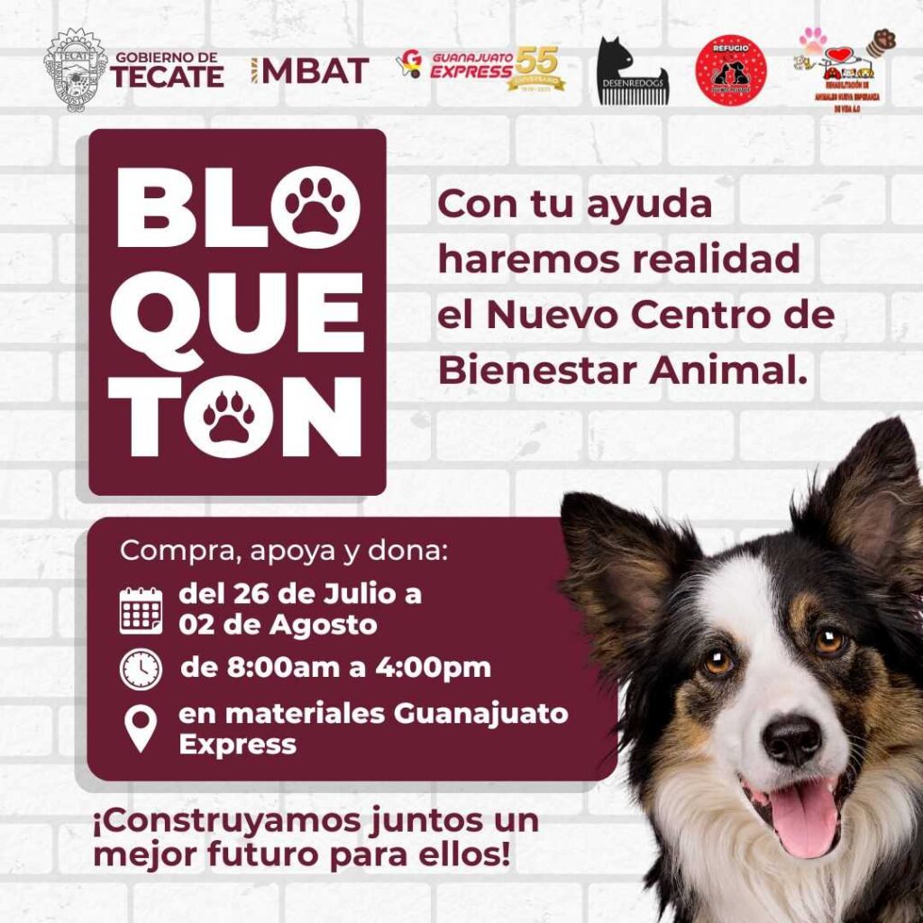 Convocan al “Bloquetón“ para construir el nuevo centro de Bienestar Animal en Tecate