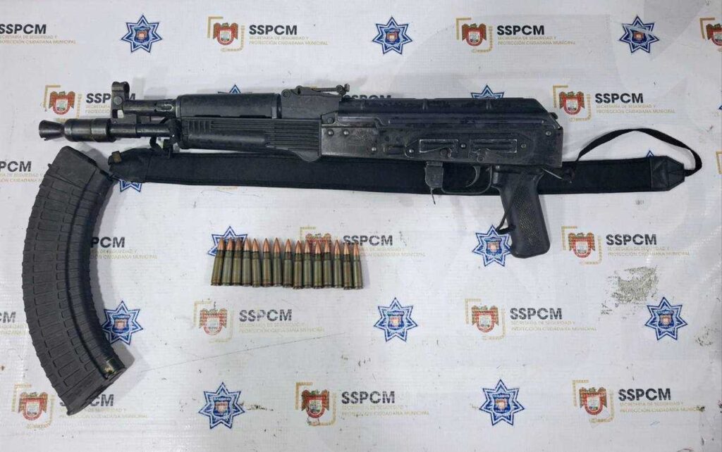 Asegura SSPCM a individuo armado durante recorrido de vigilancia en la carretera escénica