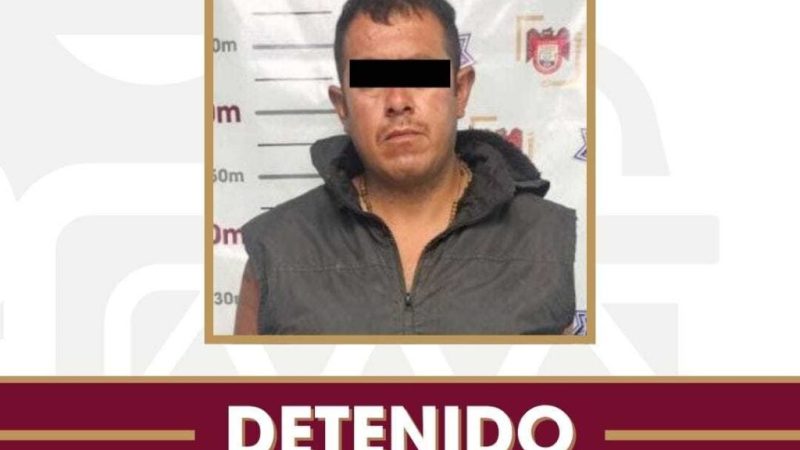 Detiene Policía Municipal a individuo con orden de aprehensión por desaparición forzada