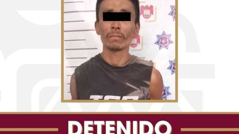 Atiende SSPCM alerta de ‘Botón Morado’ y detiene a agresor con historial delictivo