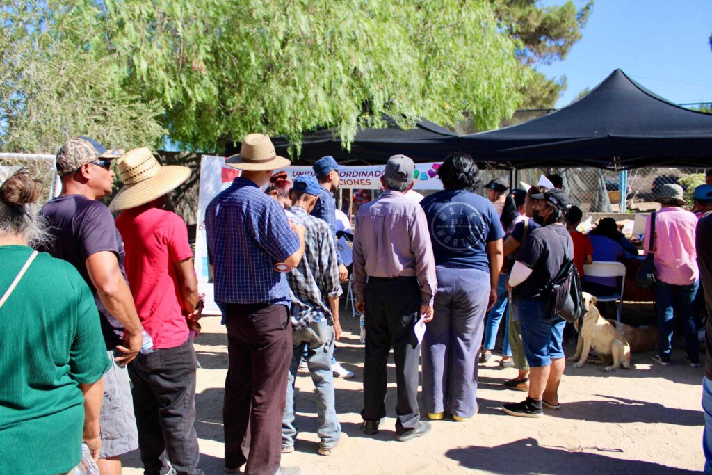 Gobierno de Román Cota presente en las delegaciones rurales de Tecate