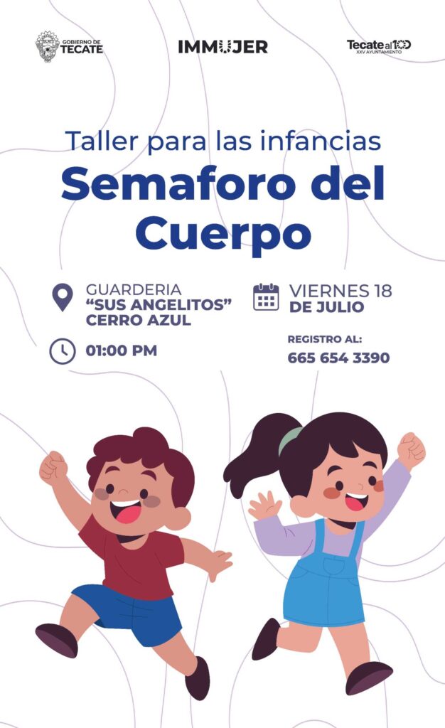 IMMUJER Tecate promueve el respeto corporal en la infancia