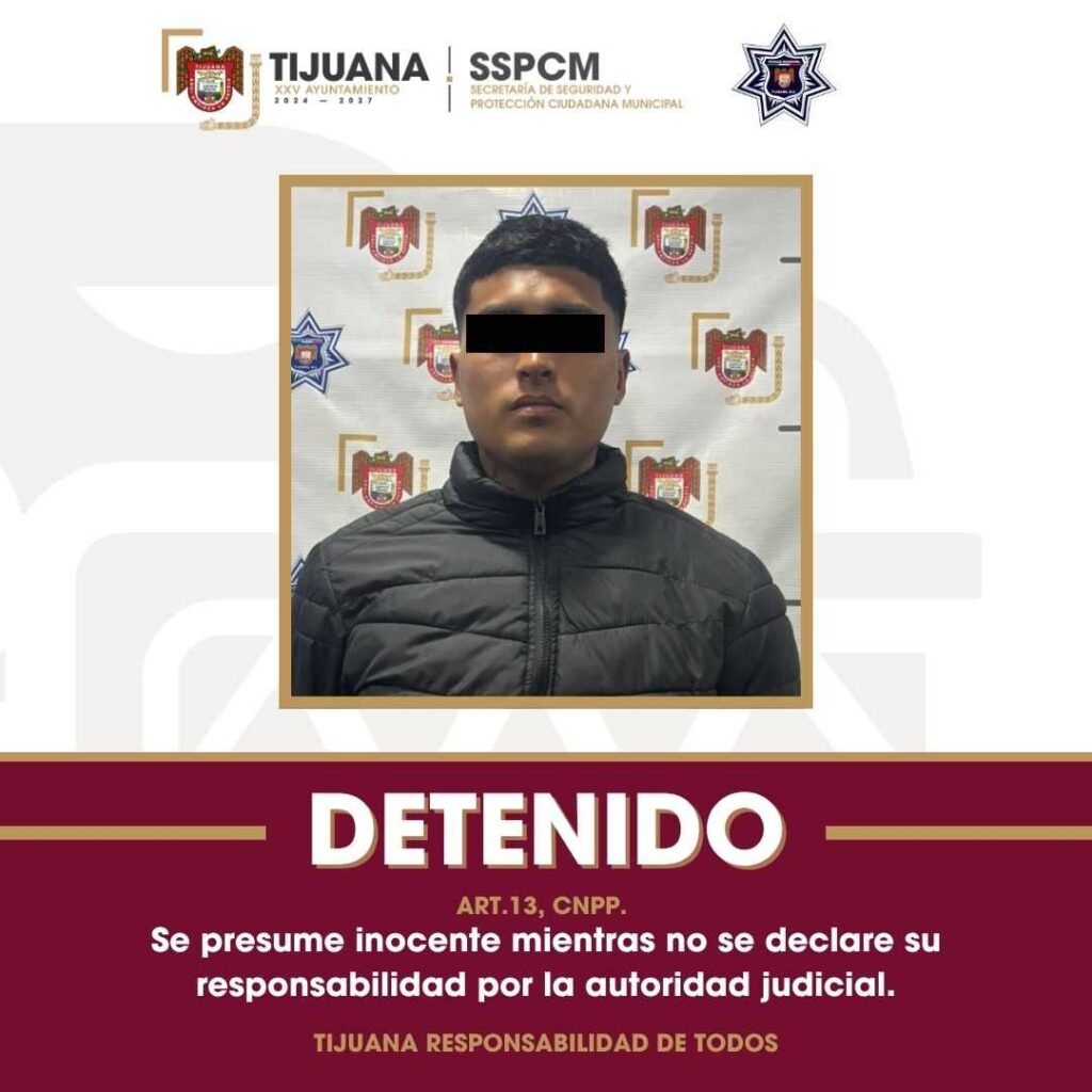 Captura Policía Municipal a presunto asaltante de al menos 9 tiendas Oxxo