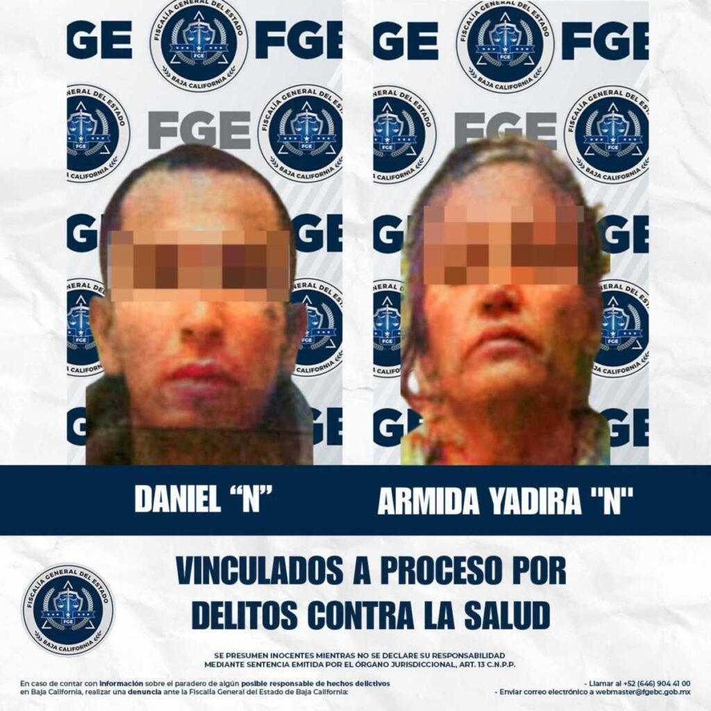 Vinculan a proceso a dos personas por delitos contra la salud en modalidad de narcomenudeo