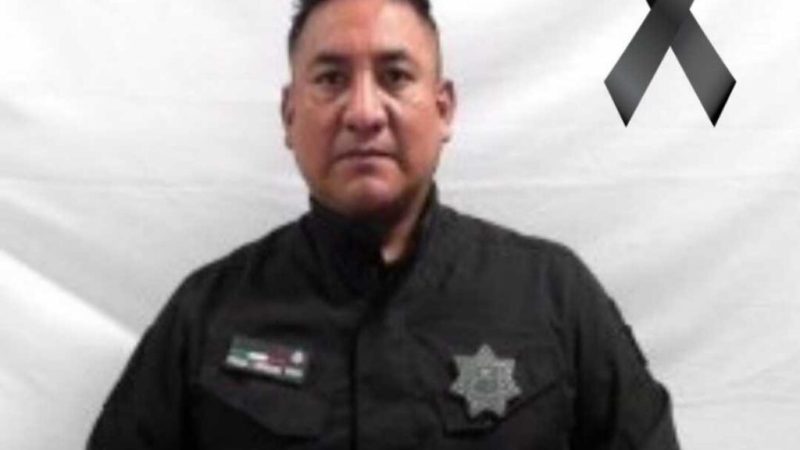 Lamenta SSPCM el sensible fallecimiento del oficial Juan Carlos Acosta Jiménez