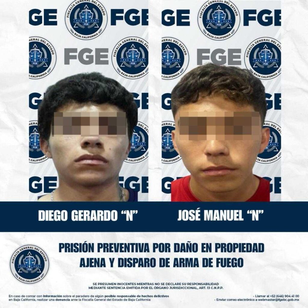 Prisión preventiva para acusados de disparar contra una persona y causar daños a vehículos estacionados