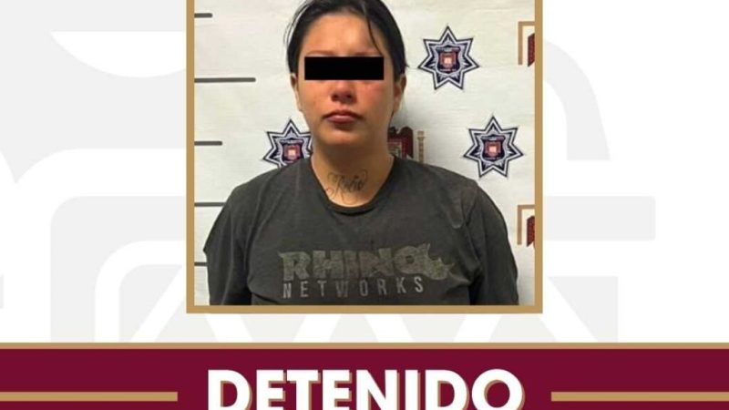 Captura Policía Municipal de Tijuana a mujer por lesionar con arma blanca a su pareja en la colonia Cuauhtémoc