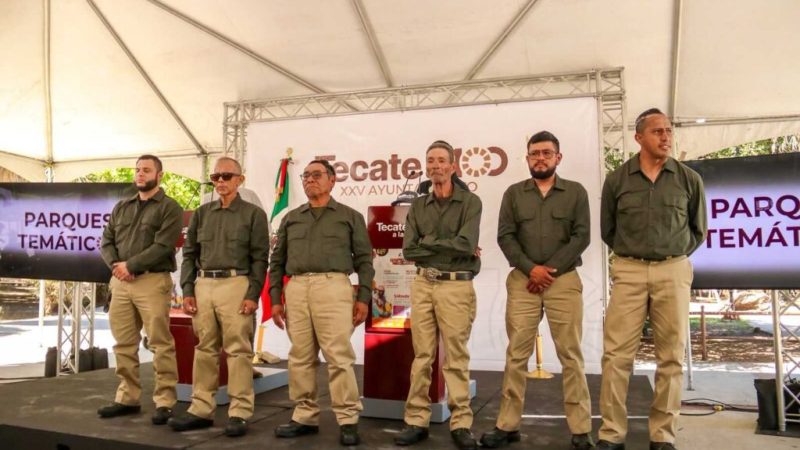Presenta de manera oficial al nuevo Cuerpo de Guardia de Parques en Tecate