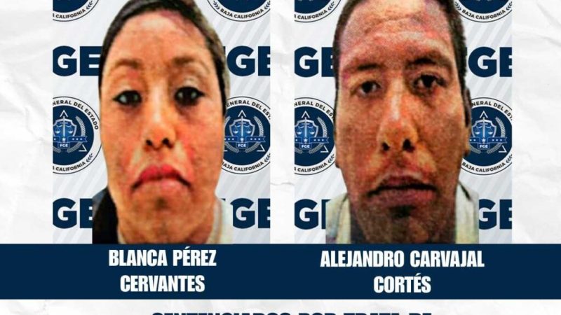 Una mujer y un hombre en prisión por delitos contra menores