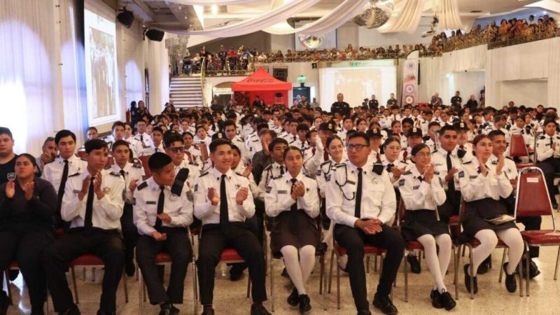 Reconoce Ismael Burgueño Ruiz a la Policía Juvenil por su compromiso con los valores, la responsabilidad y la vocación de servicio
