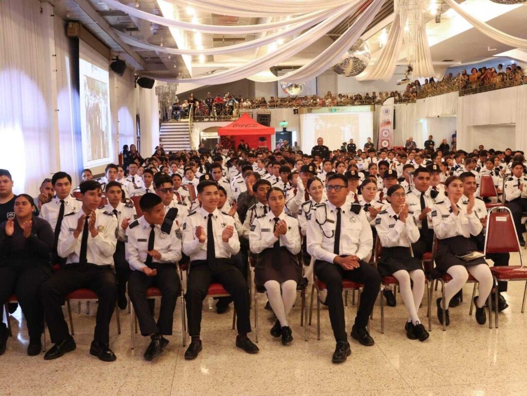 Reconoce Ismael Burgueño Ruiz a la Policía Juvenil por su compromiso con los valores, la responsabilidad y la vocación de servicio