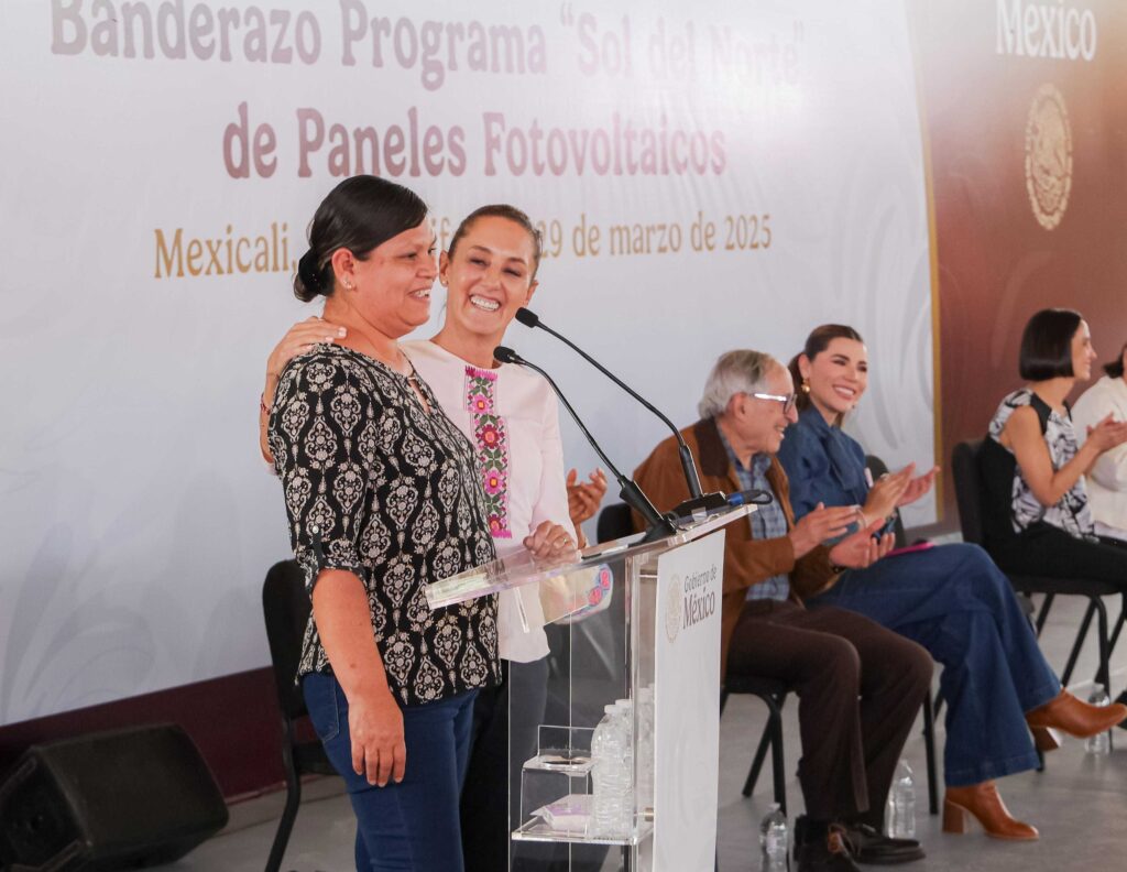 Invita Gobernadora Marina del Pilar a familias de Mexicali y san felipe a ahorrar en su recibo de luz con “Techos solares para el Bienestar“