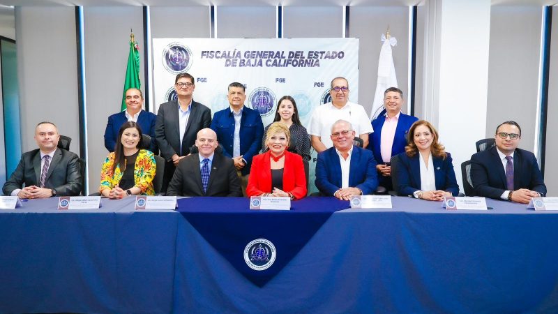 FGE firma convenio con la Asociación de Industriales de Mesa Otay (AIMO) para fortalecer vínculos y promover la justicia