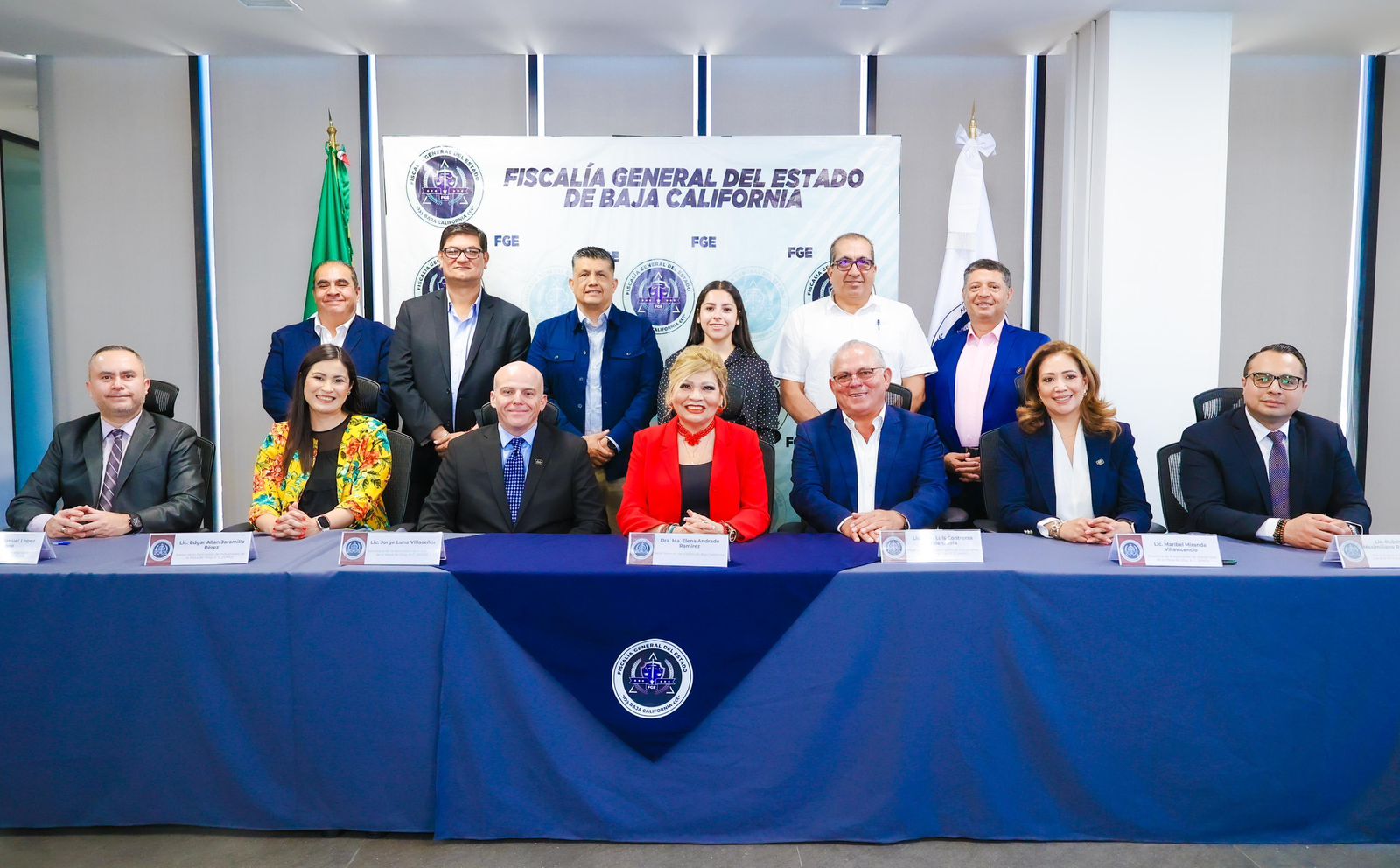 FGE firma convenio con la Asociación de Industriales de Mesa Otay (AIMO) para fortalecer vínculos y promover la justicia