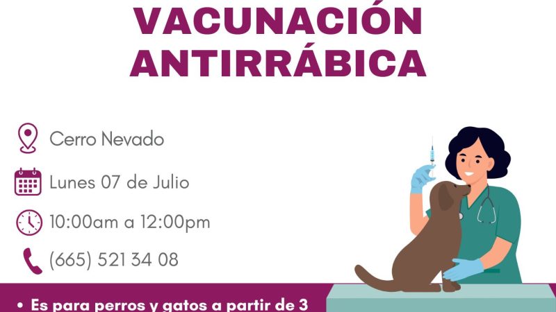 Invita Gobierno de Tecate a campaña de vacunación antirrábica gratuita