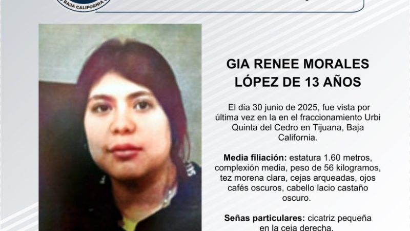 Pesquisa de Gia Renee Morales López de 13 años de edad