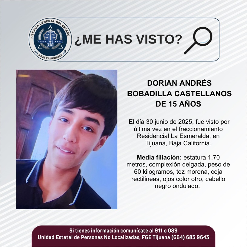 Pesquisa de Dorian Andrés Bobadilla Castellanos de 15 años de edad
