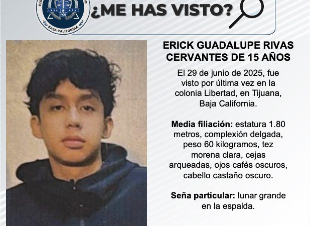 Pesquisa de Erick Guadalupe Rivas Cervantes de 15 años de edad