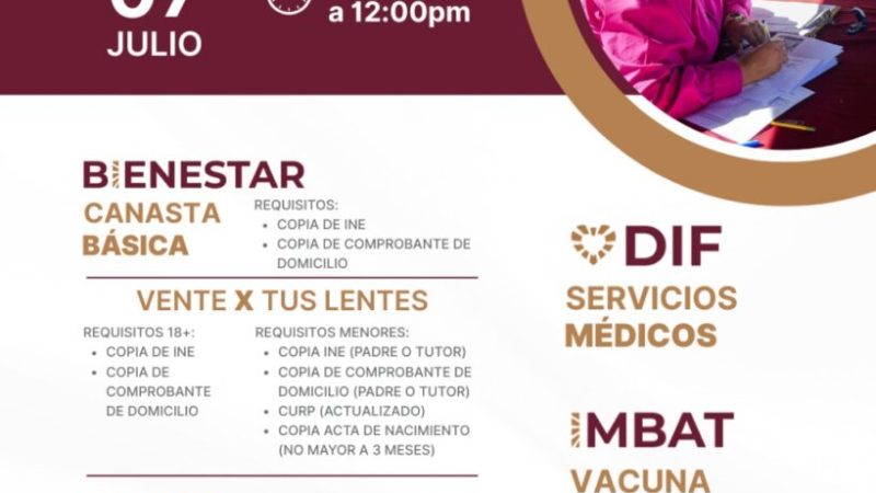 Llevará Gobierno de Tecate Jornada de Bienestar a Cerro Nevado