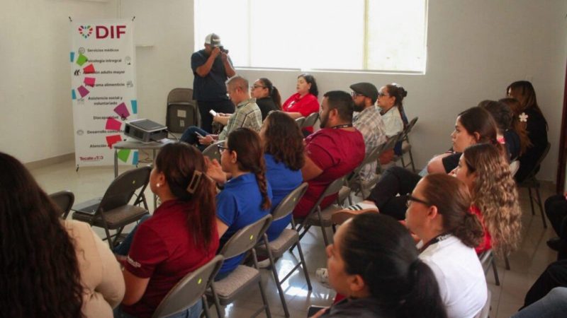 Refuerza DIF Tecate capacitación para mejorar la Atención Ciudadana