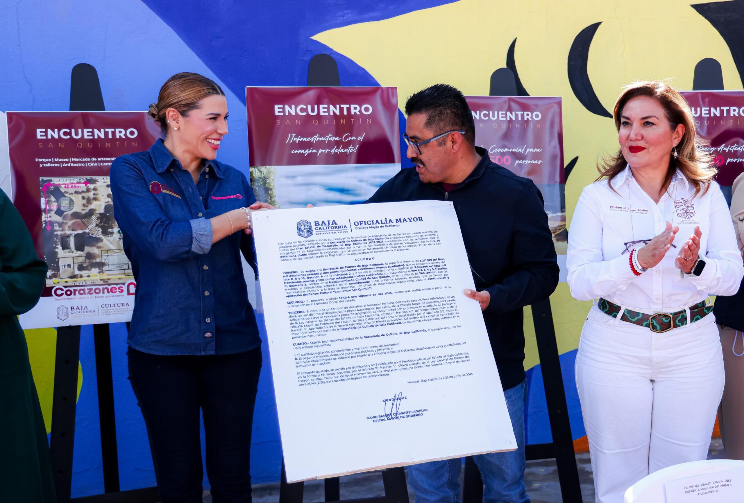 Garantiza Gobierno de Marina del Pilar agua, servicios y salud para San Quintín con la Jornada Corazones