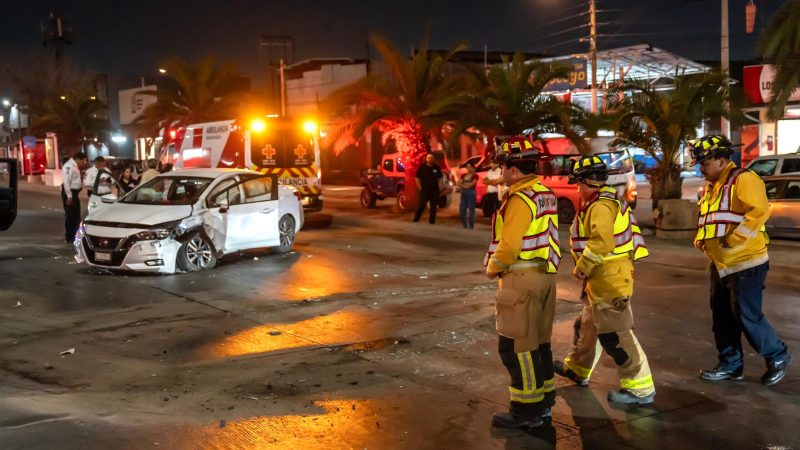 Aparatoso accidente en Altabrisa; responsable conducía en estado inconveniente