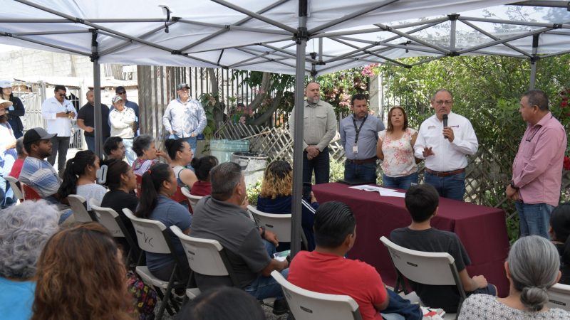 Inicia CESPT planeación para introducción de drenaje en la colonia Torres de Matamoros