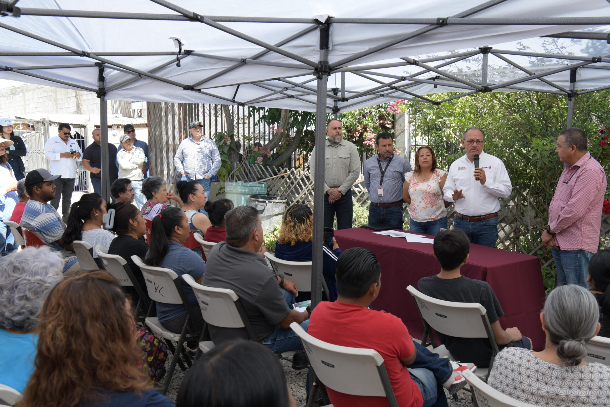 Inicia CESPT planeación para introducción de drenaje en la colonia Torres de Matamoros