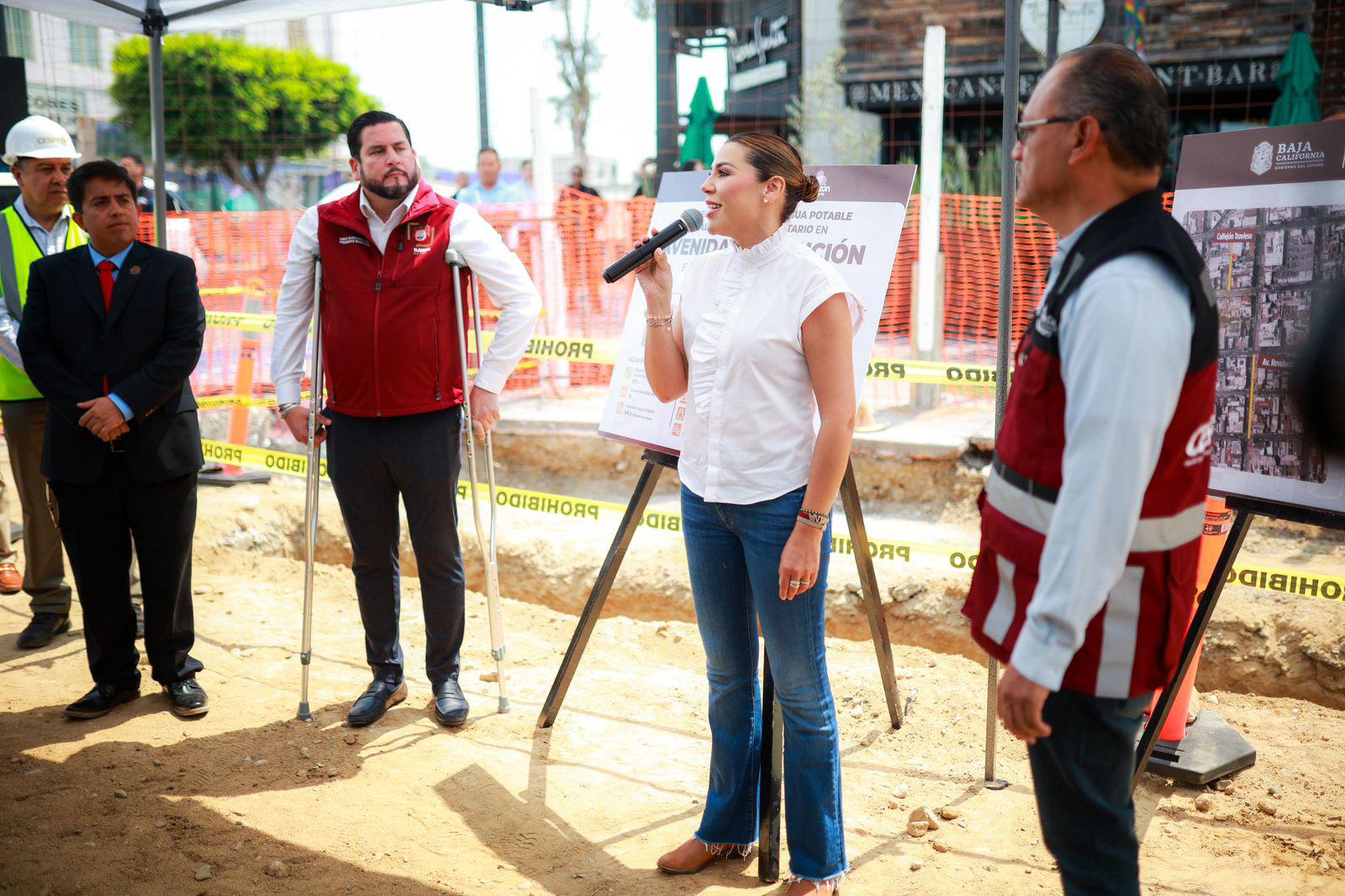 Refuerza Marina del Pilar la estrategia Corazones en Tijuana con más calles pavimentadas y redes de agua
