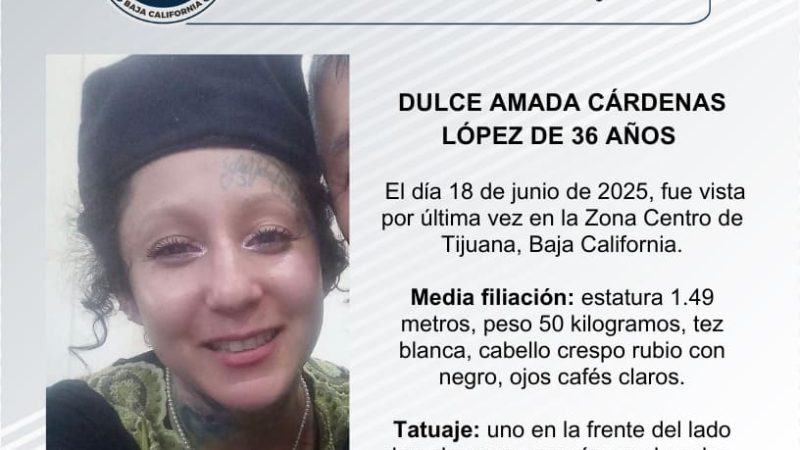 Pesquisa de Dulce Amada Cárdenas López de 36 años de edad