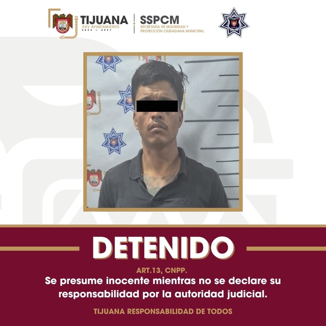 Detiene Policía Municipal a presunto responsable de un homicidio, tras reporte de detonaciones