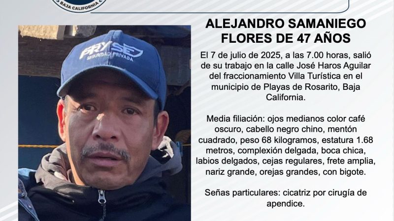 Pesquisa de Alejandro Samaniego Flores de 47 años de edad