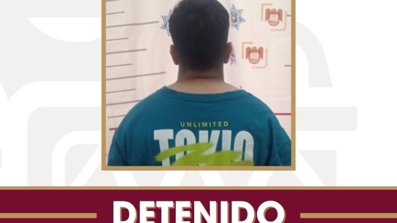 Detiene Policía Municipal a menor de edad por presunto homicidio en la colonia El Tecolote