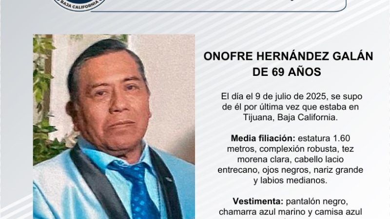 Pesquisa de Onofre Hernández Galán de 69 años de edad