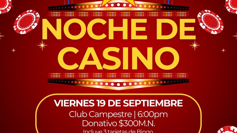 Invita DIF Tecate a disfrutar de una emocionante «Noche de Casino» a beneficio de programas asistenciales