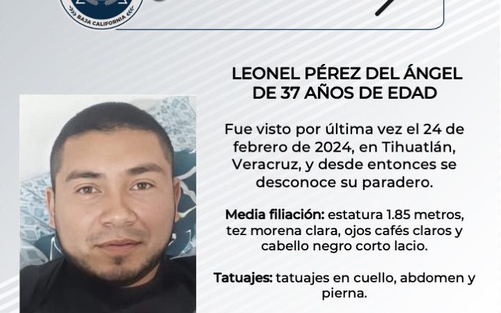Pesquisa de Leonel Pérez del Ángel de 37 años de edad