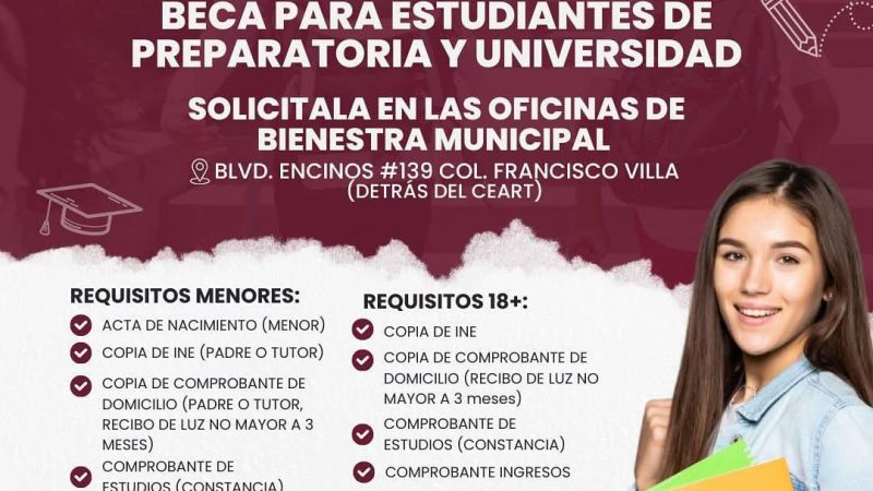 Gobierno de Tecate abre Convocatorias 2025 para Becas y Uniformes Escolares