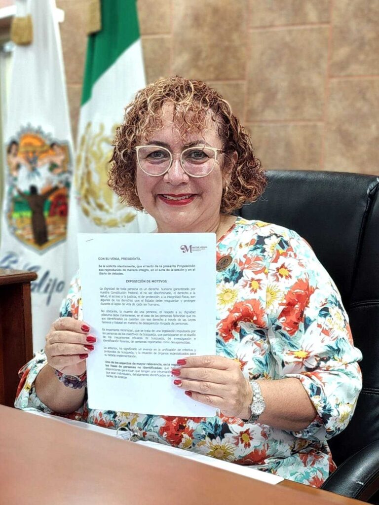 Por dignidad y justicia Dip. Maythé Méndez exhorta a ayuntamientos a armonizar reglamentos de panteones