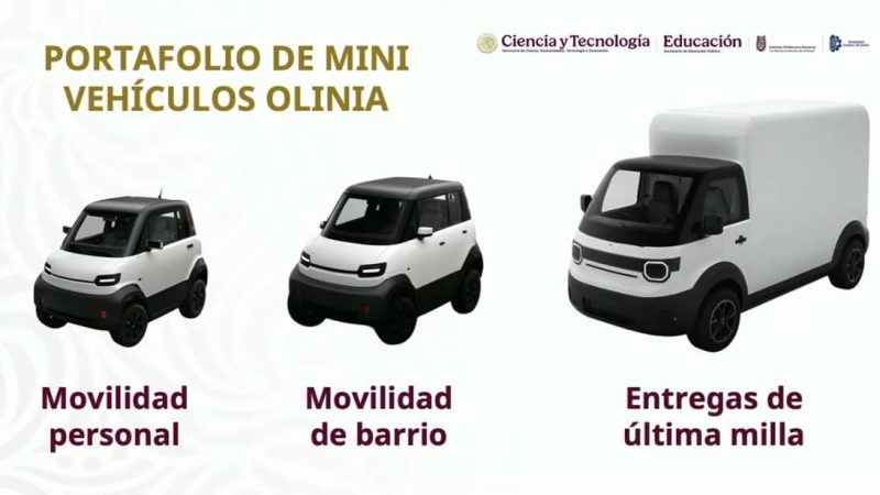 ¿Qué significa el logo de Olinia, la apuesta de minivehículos del gobierno mexicano?